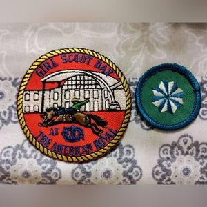 2 New Girl Scout Patches